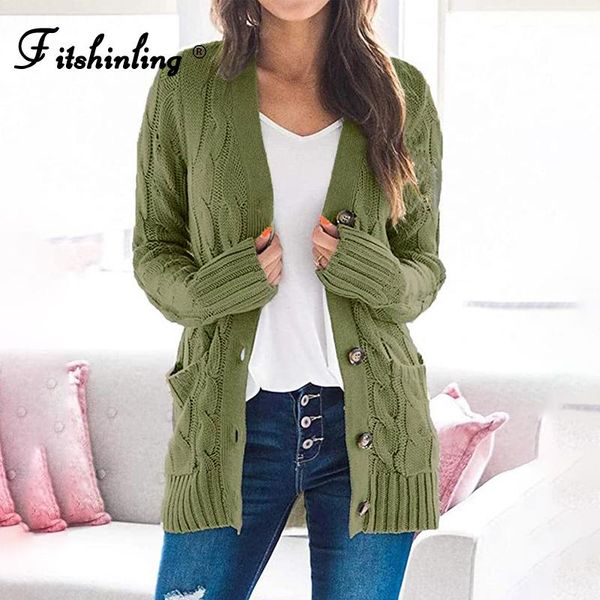 women's knits & tees fitshinling buttons vintage winter coat long cardigan female clothes knitwear twist pockets fashion slim sweaters, White
women's knits & tees fitshinling buttons vintage winter coat long cardigan female clothes knitwear twist pockets fashion slim sweaters, White