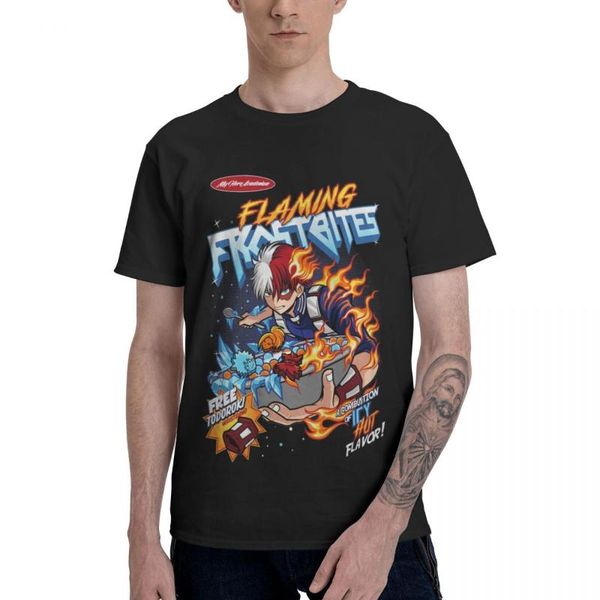 men's t-shirts so todoroki flaming frostbites my hero academia t shirt round neck retro man cotton big size, White;black
men's t-shirts so todoroki flaming frostbites my hero academia t shirt round neck retro man cotton big size, White;black