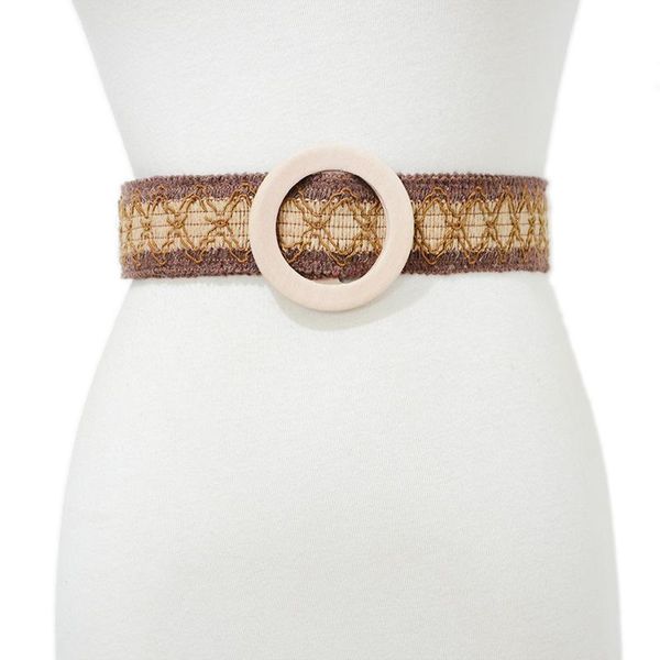 belts fashion decorative waistband designer round woven wooden buckle ladies belt dress waist accessories, Black;brown
belts fashion decorative waistband designer round woven wooden buckle ladies belt dress waist accessories, Black;brown