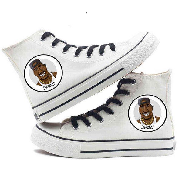 custom shoes 2pac tupac rapper peripheral high canvas shoes men and women korean couple breathable cloth
custom shoes 2pac tupac rapper peripheral high canvas shoes men and women korean couple breathable cloth