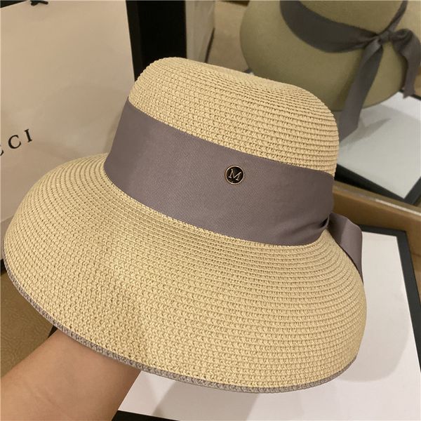 spring and summer women's hepburn style big eaves temperament straw sunscreen hat m-standard ribbon bow beach hat, Yellow
spring and summer women's hepburn style big eaves temperament straw sunscreen hat m-standard ribbon bow beach hat, Yellow