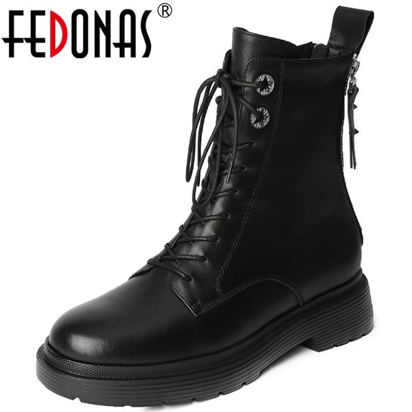 boots fedonas back zipper women's winter 2021 fall genuine leather chunky heels shoes for women working party ankle, Black
boots fedonas back zipper women's winter 2021 fall genuine leather chunky heels shoes for women working party ankle, Black