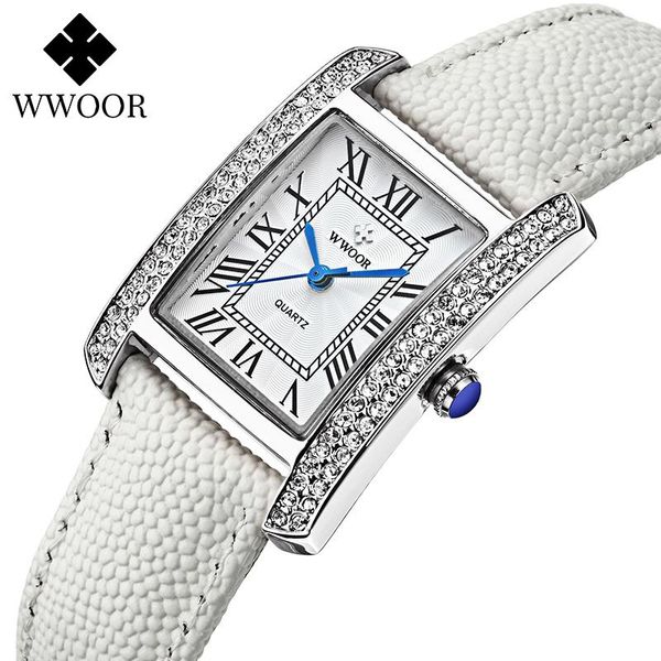 wristwatches zegarek damski 2021 fashion bracelet watch women wwoor ladies square watches luxury diamond white leather xfcs box, Slivery;brown
wristwatches zegarek damski 2021 fashion bracelet watch women wwoor ladies square watches luxury diamond white leather xfcs box, Slivery;brown