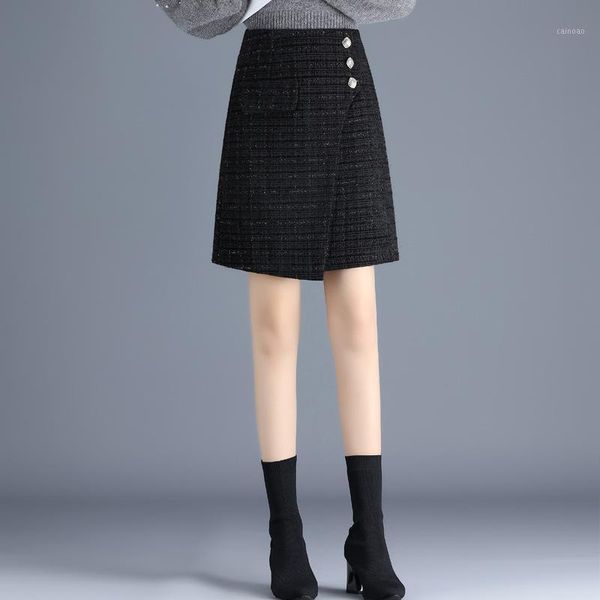 autumn winter women high waist a-line woolen skirt office lady elegant chic plus size slim casual black irregular short skirts
autumn winter women high waist a-line woolen skirt office lady elegant chic plus size slim casual black irregular short skirts