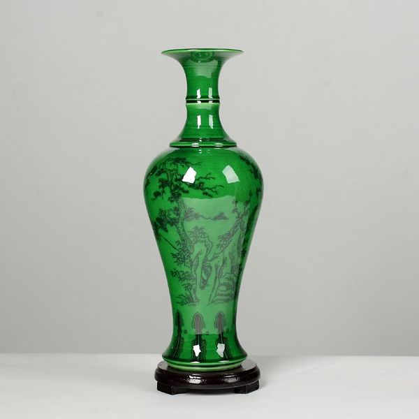 vases antique green glaze porcelain vase ornaments jingdezhen creative living room flower arrangement office bedroom display
vases antique green glaze porcelain vase ornaments jingdezhen creative living room flower arrangement office bedroom display