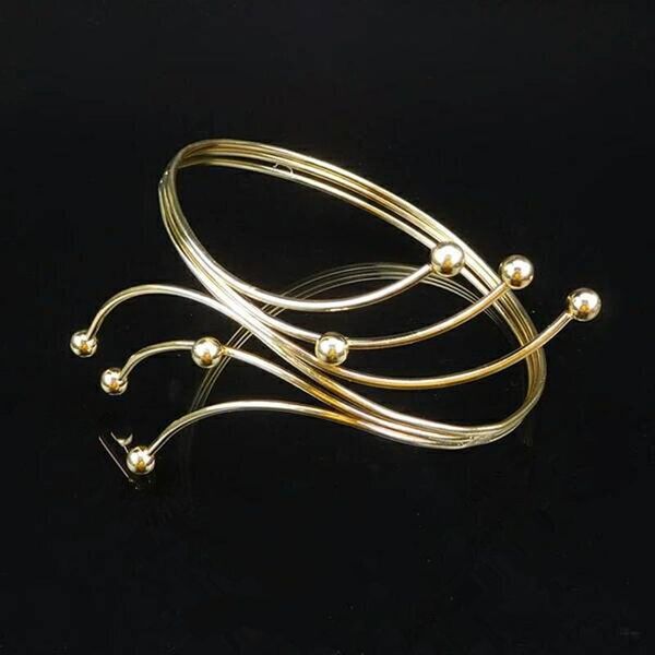 bangle european and american fashion gold plate adjustable bracelet multilayer around arm, Black
bangle european and american fashion gold plate adjustable bracelet multilayer around arm, Black