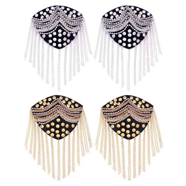 pretty tassel epaulet rhinestone board costume shoulder badge decor for man women, Gray
pretty tassel epaulet rhinestone board costume shoulder badge decor for man women, Gray