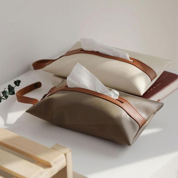 tissue boxes & napkins pu leather home hangable box simple color matching dispenser bag room holder paper cover decoration towel n5e3
tissue boxes & napkins pu leather home hangable box simple color matching dispenser bag room holder paper cover decoration towel n5e3