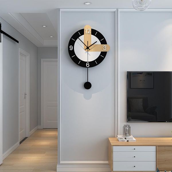 wall clocks brief swingable clock pendulum modern design silent hanging watch simple living room decoration gift
wall clocks brief swingable clock pendulum modern design silent hanging watch simple living room decoration gift