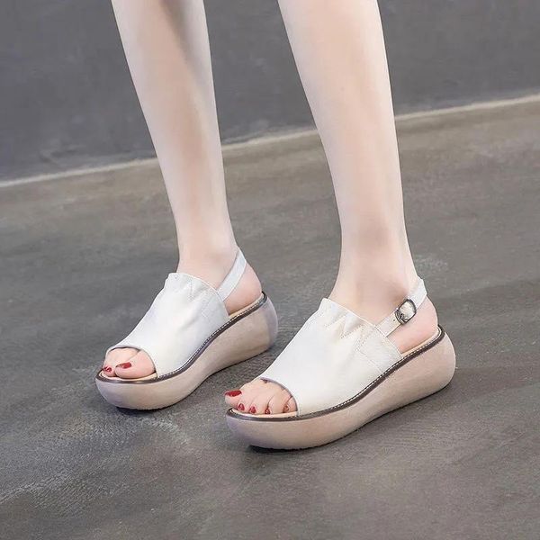 sandals pu leather gladiator fashion retro peep toe non-slip casual women shoes designer ethnic buckle strap platform, Black
sandals pu leather gladiator fashion retro peep toe non-slip casual women shoes designer ethnic buckle strap platform, Black