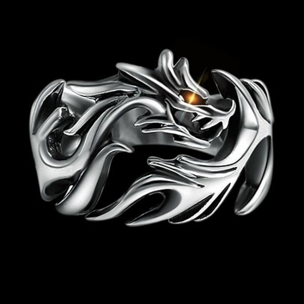 punk style personality domineering mens ring dragon men hip hop party band animal rings for women jewelry gifts, Golden;silver
punk style personality domineering mens ring dragon men hip hop party band animal rings for women jewelry gifts, Golden;silver