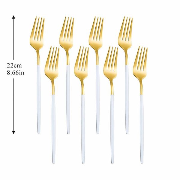 forks white gold dinner fork stainless steel cutlery set luxury flatware tableware sets complete kitchen dinnerware
forks white gold dinner fork stainless steel cutlery set luxury flatware tableware sets complete kitchen dinnerware