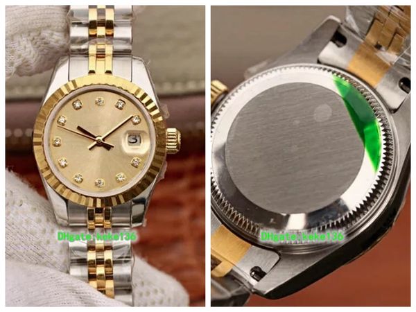 super version ladies wristwatches 279173 28mm yellow gold & steel diamond jubilee bracelet eta 2836 movement mechanical automatic women', Slivery;brown
super version ladies wristwatches 279173 28mm yellow gold & steel diamond jubilee bracelet eta 2836 movement mechanical automatic women', Slivery;brown