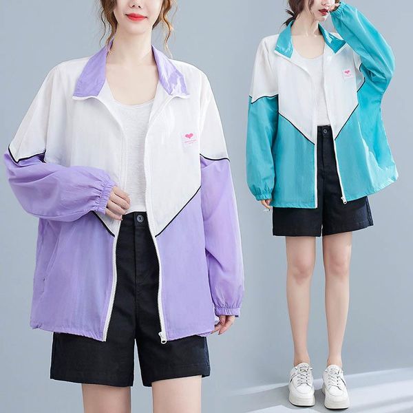 plus size t-shirt 150kg women's summer zipper lapel contrast sunscreen coat bust 150cm 6xl 7xl 8xl 9xl loose casual purple blue, Black
plus size t-shirt 150kg women's summer zipper lapel contrast sunscreen coat bust 150cm 6xl 7xl 8xl 9xl loose casual purple blue, Black