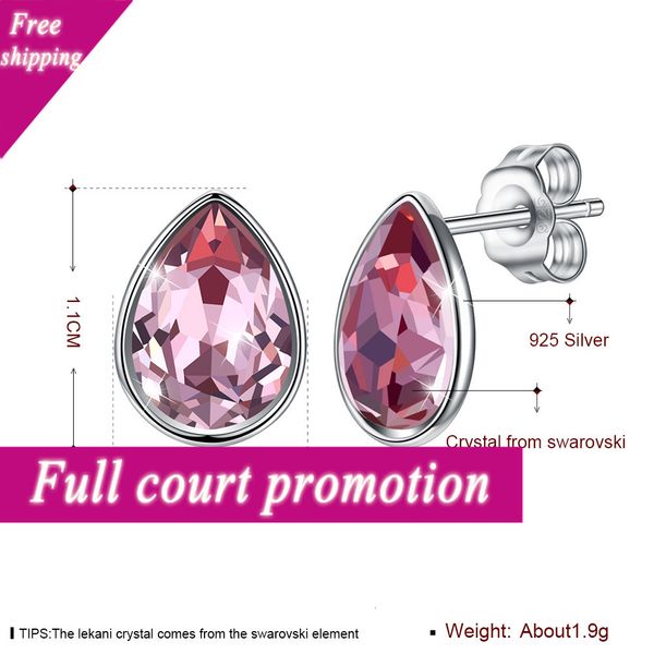 lekani adopts austrian crystal earrings with round face and thin water drop shape 925 pure silver simple sve297, Golden
lekani adopts austrian crystal earrings with round face and thin water drop shape 925 pure silver simple sve297, Golden