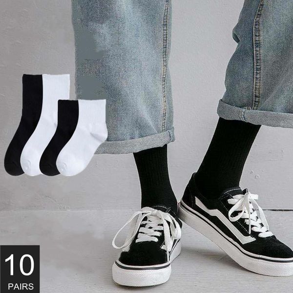 men's socks fast shpping 10 pairs black white men long/short tube business casual male/female large size sox 35-43
men's socks fast shpping 10 pairs black white men long/short tube business casual male/female large size sox 35-43