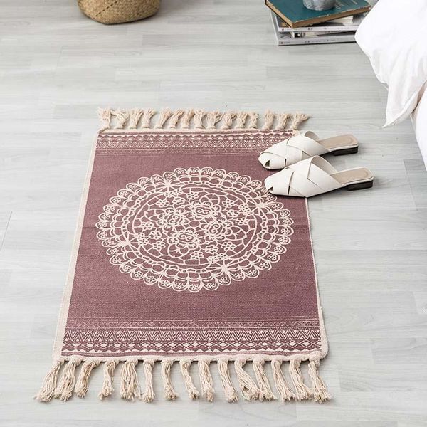 carpets geometric floor mat bedroom living room mats with tassels bohemian home cotton linen hand woven carpet
carpets geometric floor mat bedroom living room mats with tassels bohemian home cotton linen hand woven carpet