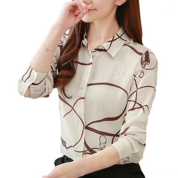 long sleeve fashion print chiffon blouse women shirts 2021 korean office work blouses plus size camisas mujer, White
long sleeve fashion print chiffon blouse women shirts 2021 korean office work blouses plus size camisas mujer, White