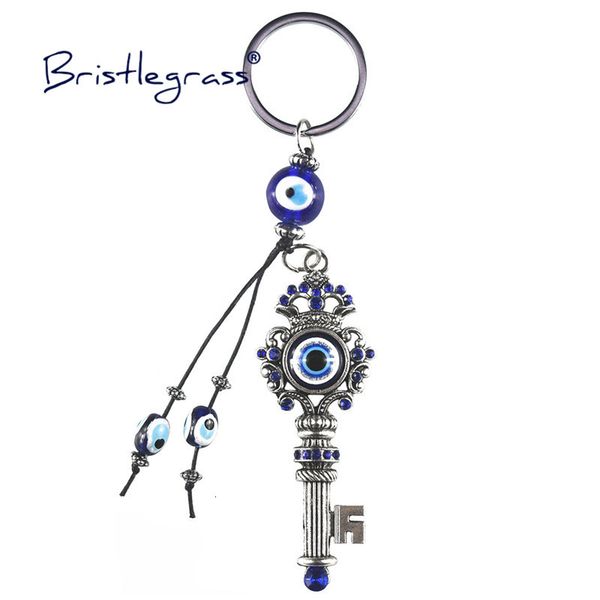 bristlegrass turkish blue evil eye retro rhinestone crown key chains ring holder keychain amulet lucky charm blessing protection, Silver
bristlegrass turkish blue evil eye retro rhinestone crown key chains ring holder keychain amulet lucky charm blessing protection, Silver