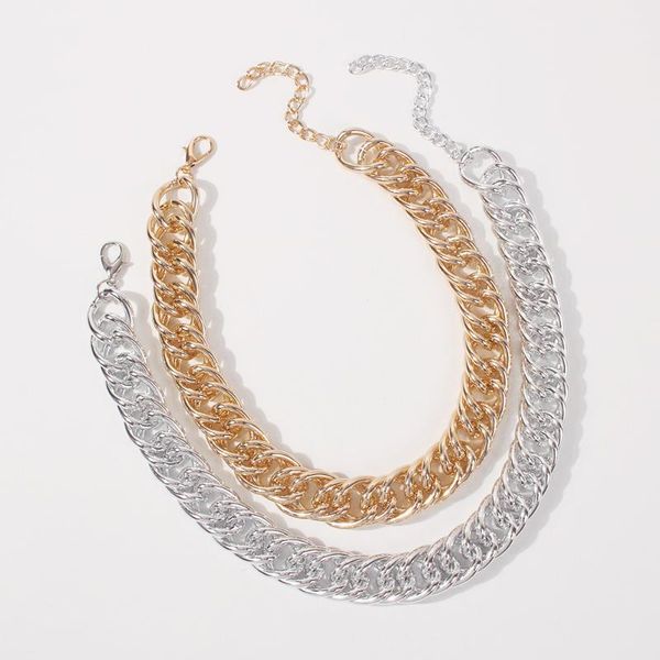 chains punk exaggeration gold silver color necklace for women men hip hop twist chain chunky choker party jewelry gift
chains punk exaggeration gold silver color necklace for women men hip hop twist chain chunky choker party jewelry gift