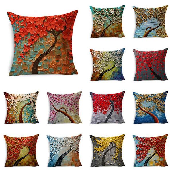 cushion/decorative pillow 2021 decorative oil painting tree cushion cover linen bohemian geometric home decoration chair car sofa case 45cm*
cushion/decorative pillow 2021 decorative oil painting tree cushion cover linen bohemian geometric home decoration chair car sofa case 45cm*