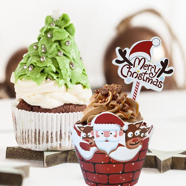 other festive & party supplies 24pcs christmas paper cupcake wrappers xmas theme cake decorating tools year birthday dessert decoration
other festive & party supplies 24pcs christmas paper cupcake wrappers xmas theme cake decorating tools year birthday dessert decoration