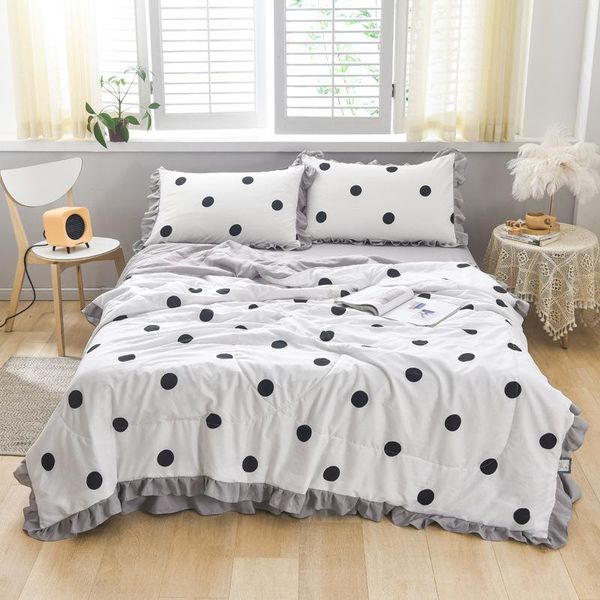 bedding sets duvet cover set 4 pieces black dot pattern white color ruffle bedclothes include bedsheet pillowcase comforter oceania
bedding sets duvet cover set 4 pieces black dot pattern white color ruffle bedclothes include bedsheet pillowcase comforter oceania