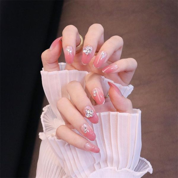 false nails 24pcs orange red gradient wear short paragraph fashion manicure patch save time wearable nail to, Red;gold
false nails 24pcs orange red gradient wear short paragraph fashion manicure patch save time wearable nail to, Red;gold