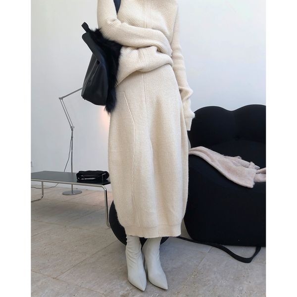 2021 winter new style irregular design knit half loose and thin casual flower bud long skirt women uih8, Black
2021 winter new style irregular design knit half loose and thin casual flower bud long skirt women uih8, Black