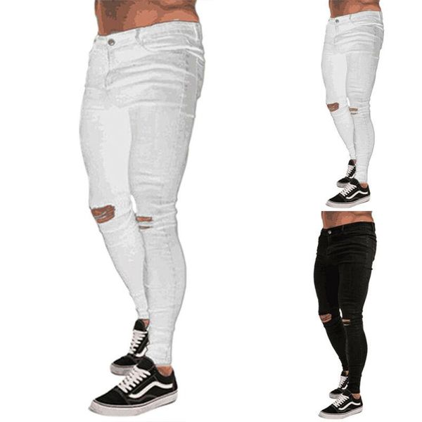 men's pants mens skinny destroyed ripped jeans stretch denim biker slim fit trousers, Black
men's pants mens skinny destroyed ripped jeans stretch denim biker slim fit trousers, Black
