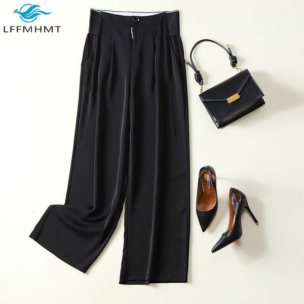 2021 new women summer thin waist wide leg rayon chiffon drape office lady japan style simple casual trouser 91gk, Black;white
2021 new women summer thin waist wide leg rayon chiffon drape office lady japan style simple casual trouser 91gk, Black;white