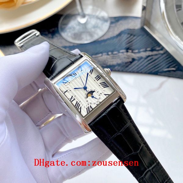 2020 tank men watches moon phase joker leather wristwatches 316l stainless steel square mens watch d3084
2020 tank men watches moon phase joker leather wristwatches 316l stainless steel square mens watch d3084