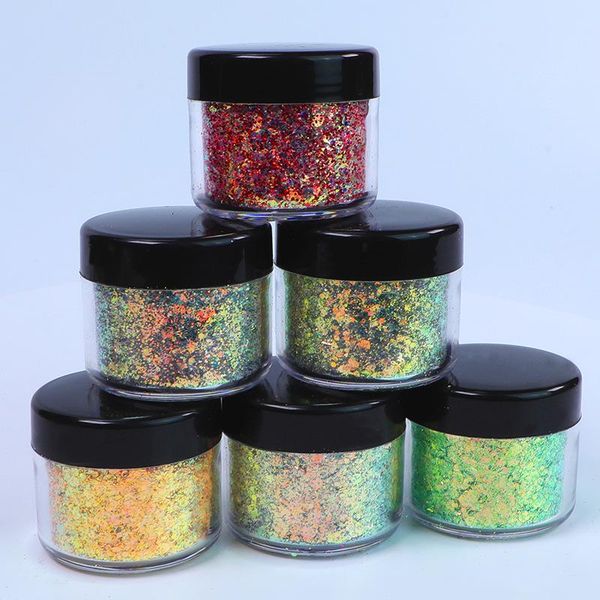 nail glitter 19color gold silver powder art laser chameleon acrylic diy decorative trim accessories, Silver;gold
nail glitter 19color gold silver powder art laser chameleon acrylic diy decorative trim accessories, Silver;gold