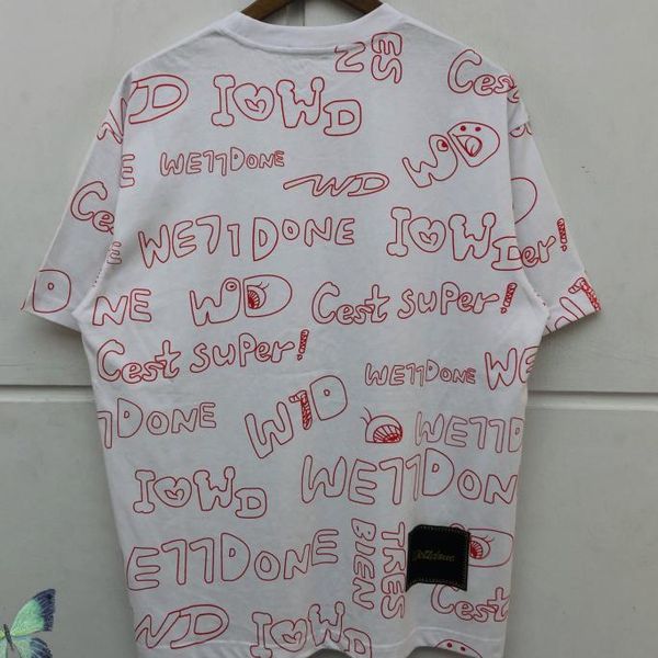 men's t-shirts we11done welldone t-shirt signature graffiti men women cotton well done t shirt oversize steetwear, White;black
men's t-shirts we11done welldone t-shirt signature graffiti men women cotton well done t shirt oversize steetwear, White;black