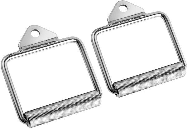 accessories cable machine handle attachments, rowing set pull down exercise handles