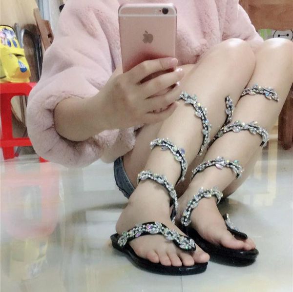 sandals summer luxurious gladiator women flat snake punk rhinestone heel wedding party shoes, Black
sandals summer luxurious gladiator women flat snake punk rhinestone heel wedding party shoes, Black