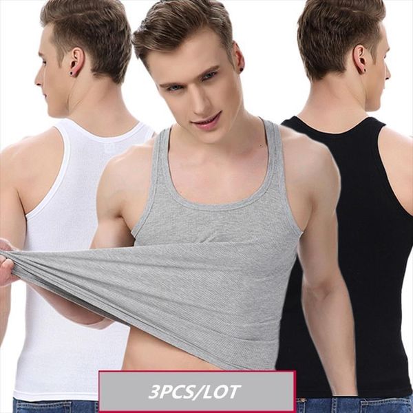 texiwas 3pcs fashion brand mens cotton o neck tank summer sleeveless v vest casual gilet white gray black, White;black
texiwas 3pcs fashion brand mens cotton o neck tank summer sleeveless v vest casual gilet white gray black, White;black