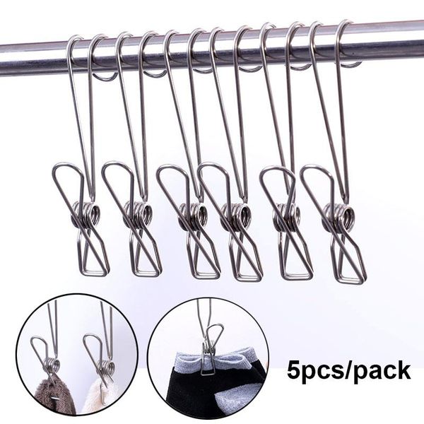hooks & rails 5pcs stainless steel hook clip multi-purpose coat nail rack kitchen bathroom towel socks sorting and drying
hooks & rails 5pcs stainless steel hook clip multi-purpose coat nail rack kitchen bathroom towel socks sorting and drying