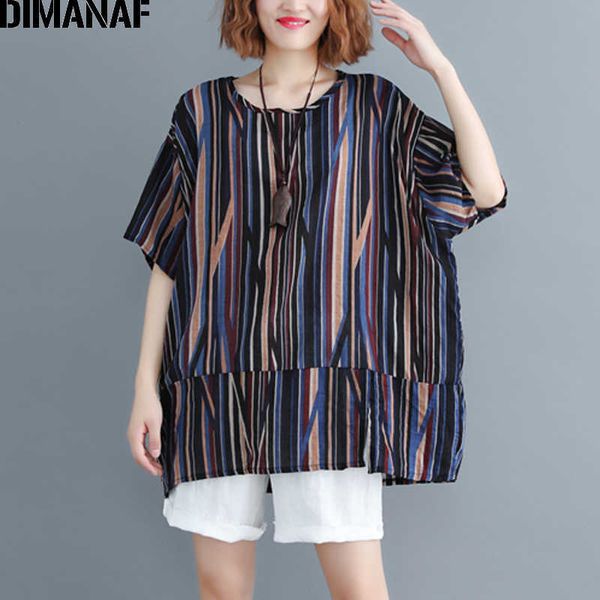 plus size women t-shirts basic lady tunic vintage print striped linen female clothes big tee loose summer 210531, White
plus size women t-shirts basic lady tunic vintage print striped linen female clothes big tee loose summer 210531, White