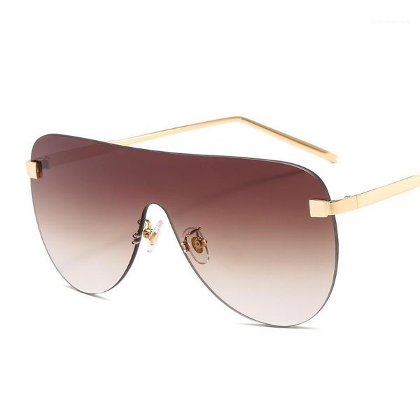 the frameless women sunglasses one-piece catwalk vintage uv400 glasses, White;black
the frameless women sunglasses one-piece catwalk vintage uv400 glasses, White;black