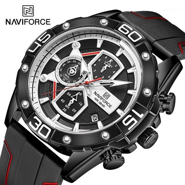 wristwatches naviforce 2021 watches for men fashion silicone strap waterproof sport quartz wrist watch male multi-function analog clock, Slivery;brown
wristwatches naviforce 2021 watches for men fashion silicone strap waterproof sport quartz wrist watch male multi-function analog clock, Slivery;brown