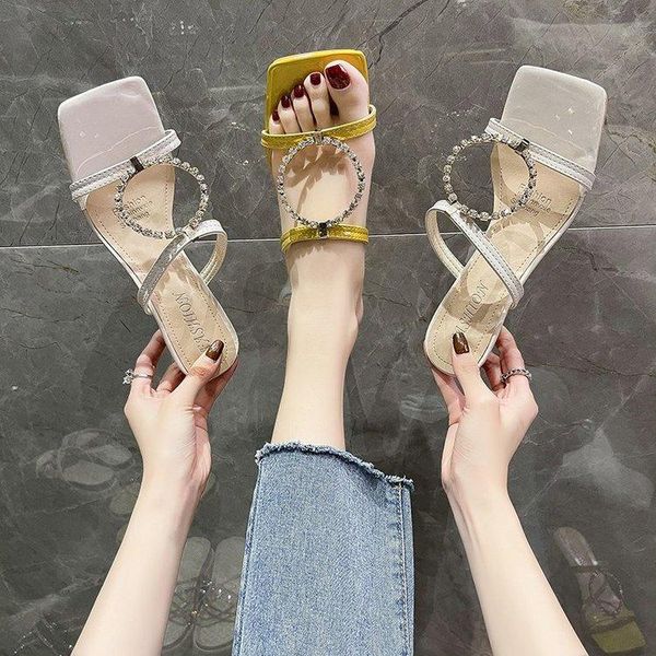 sandals summer high heel style cool outside crystal round wear sapatos femininos zapatillas mujer casa beach, Black
sandals summer high heel style cool outside crystal round wear sapatos femininos zapatillas mujer casa beach, Black