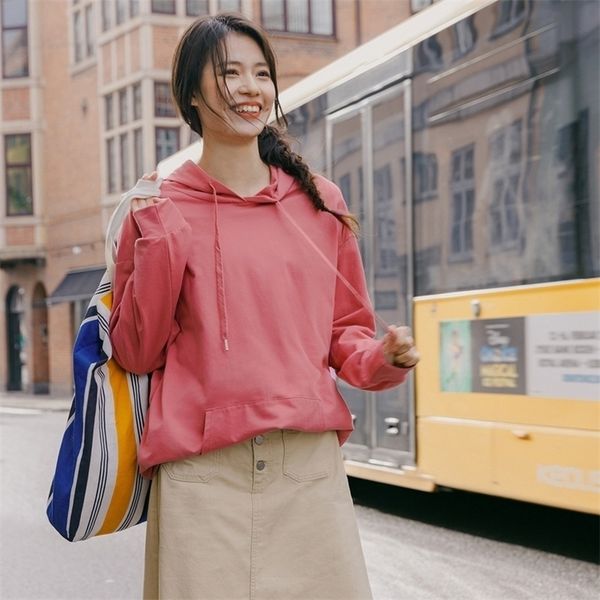inman spring new arrival hooded ribbed cuffs embroidered women raglan sleeve drawstring fleece 201126, Black
inman spring new arrival hooded ribbed cuffs embroidered women raglan sleeve drawstring fleece 201126, Black