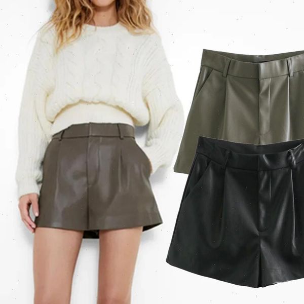 withered england style vintage leather womens short high waist pu mom casual bermuda loose feminino plus size, White;black
withered england style vintage leather womens short high waist pu mom casual bermuda loose feminino plus size, White;black