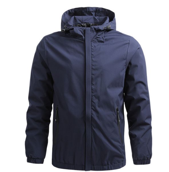 men's jacket 2021 new spring and autumn casual men's simple jacket hooded thin korean solid color jacket, Black
men's jacket 2021 new spring and autumn casual men's simple jacket hooded thin korean solid color jacket, Black