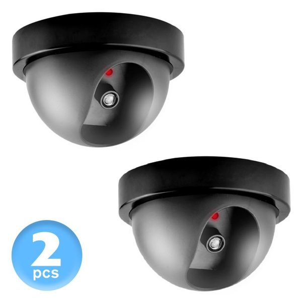 cameras 2 pcs fake security camera dome dummy simulated surveillance with flashing light for home business warning securit
cameras 2 pcs fake security camera dome dummy simulated surveillance with flashing light for home business warning securit