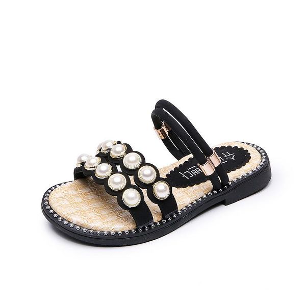 slipper girls slippers summer beach sandals with pearl casual children' flats heels two style for kids girl outdoor walking chic shoes, Black;grey
slipper girls slippers summer beach sandals with pearl casual children' flats heels two style for kids girl outdoor walking chic shoes, Black;grey