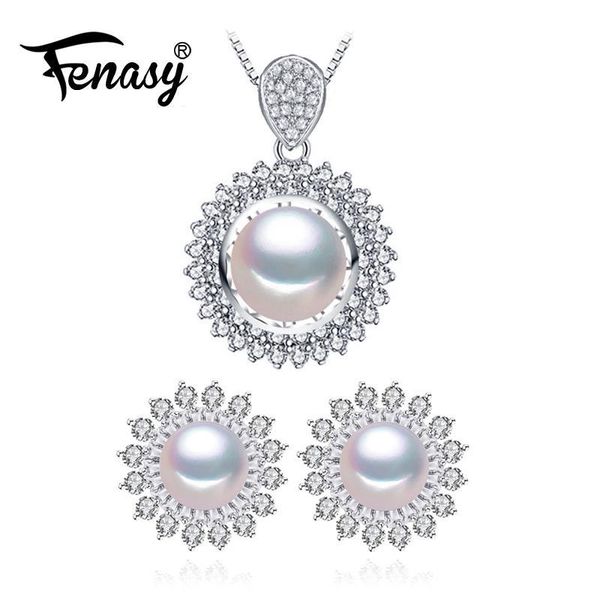 bracelet, earrings & necklace fenasy trendy pearl jewelry wedding engagement sets natural pendant 925 sterling silver for women, Black
bracelet, earrings & necklace fenasy trendy pearl jewelry wedding engagement sets natural pendant 925 sterling silver for women, Black