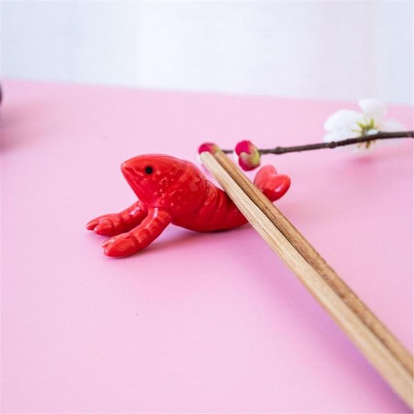 chopsticks crayfish shape chopstick holder rest for dining table accessories tableware supplies
chopsticks crayfish shape chopstick holder rest for dining table accessories tableware supplies