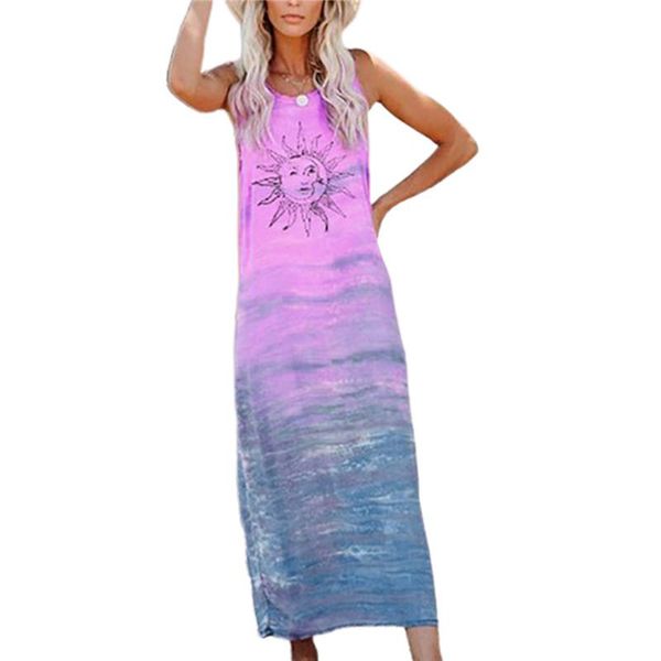women summer sleeveless beach holiday leisuire tie dye dress 2021 casual fashion ladies street home vestido s-5xl dresses, Black;gray
women summer sleeveless beach holiday leisuire tie dye dress 2021 casual fashion ladies street home vestido s-5xl dresses, Black;gray